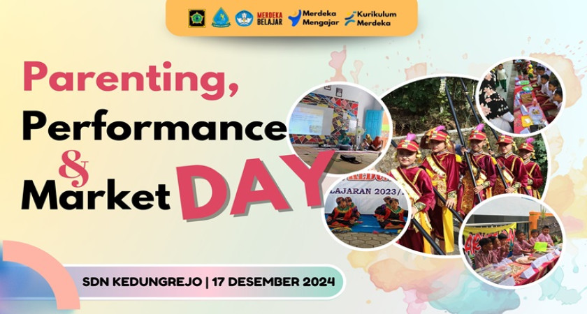 SD Negeri Kedungrejo Gelar Parenting, Performance, and Market Day