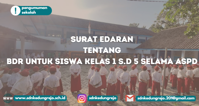 SURAT EDARAN BDR SELAMA ASPD TAHUN 2023