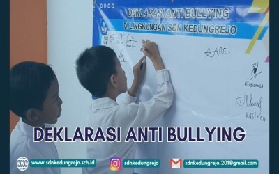 Deklarasi Anti-Bullying di SDN Kedungrejo