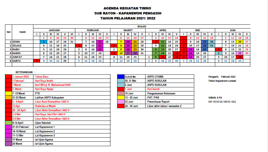 Agenda Sekolah